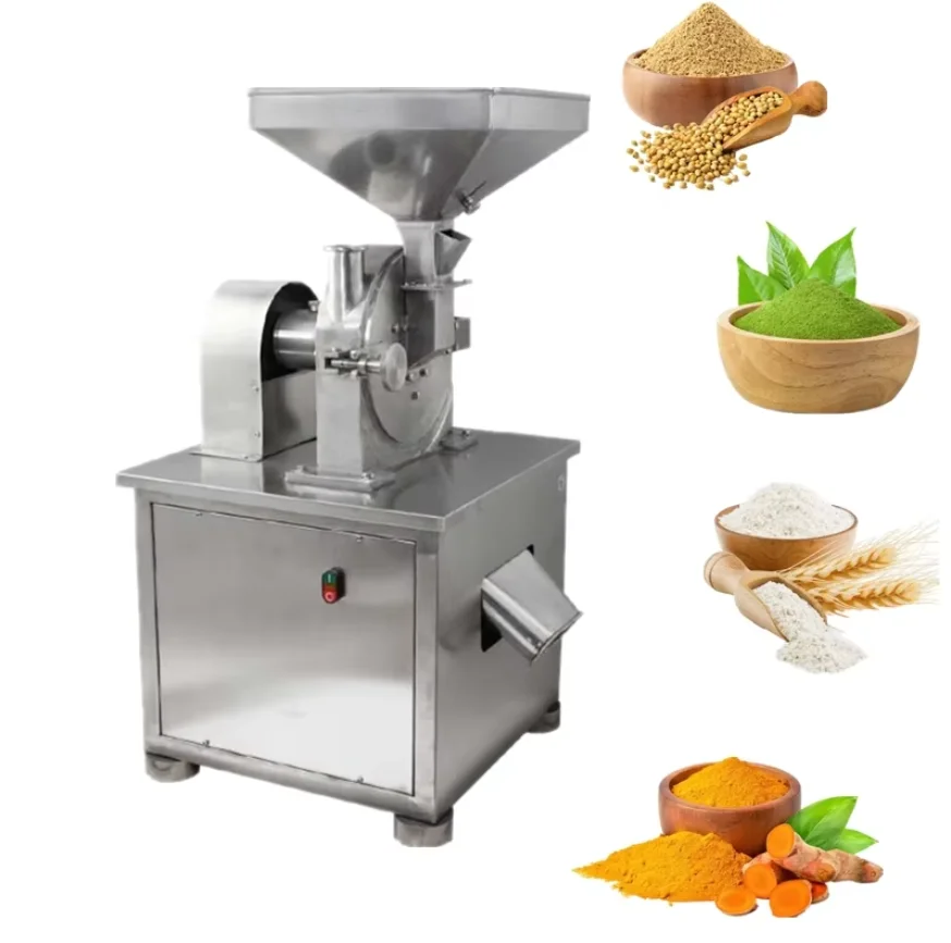 Tea Leaf Chilli Spice Powder Grind Sugar Salt Crusher Machine Wheat Grinder Machine Maize Corn Wheat Flour Rice Mill Machine