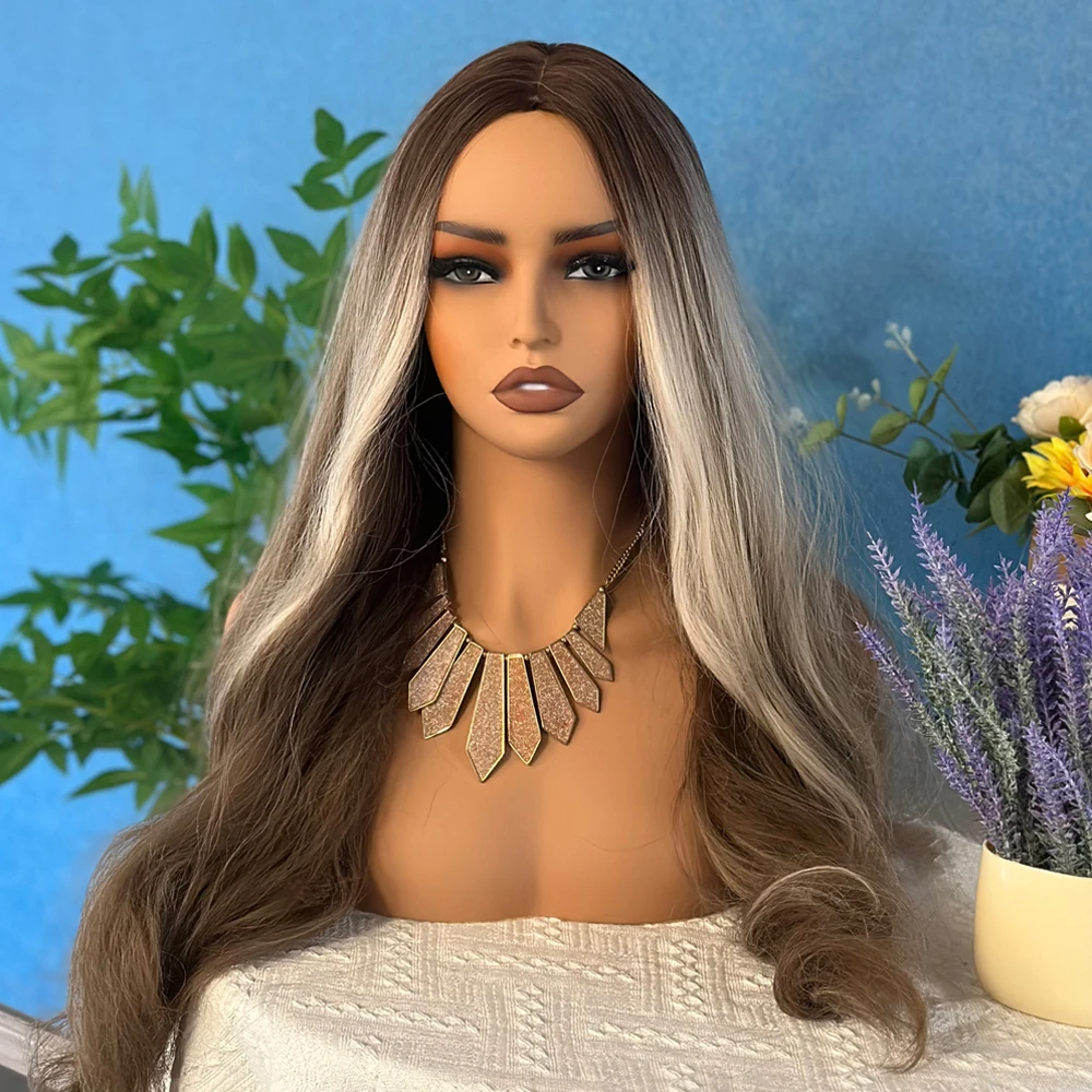 PVC Mannequin Head With Shoulder PVC Premium Half Body Mannequin Head With Realistic Make Up For Beauty Accessories Displaying