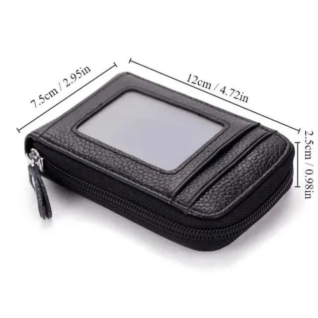 1 szt. Etui na karty w stylu koreańskim, przenośne, damskie, krótkie etui na karty bankowe, klips na wizytówki, pionowa torebka z zamkiem błyskawicznym do noszenia w ręku.