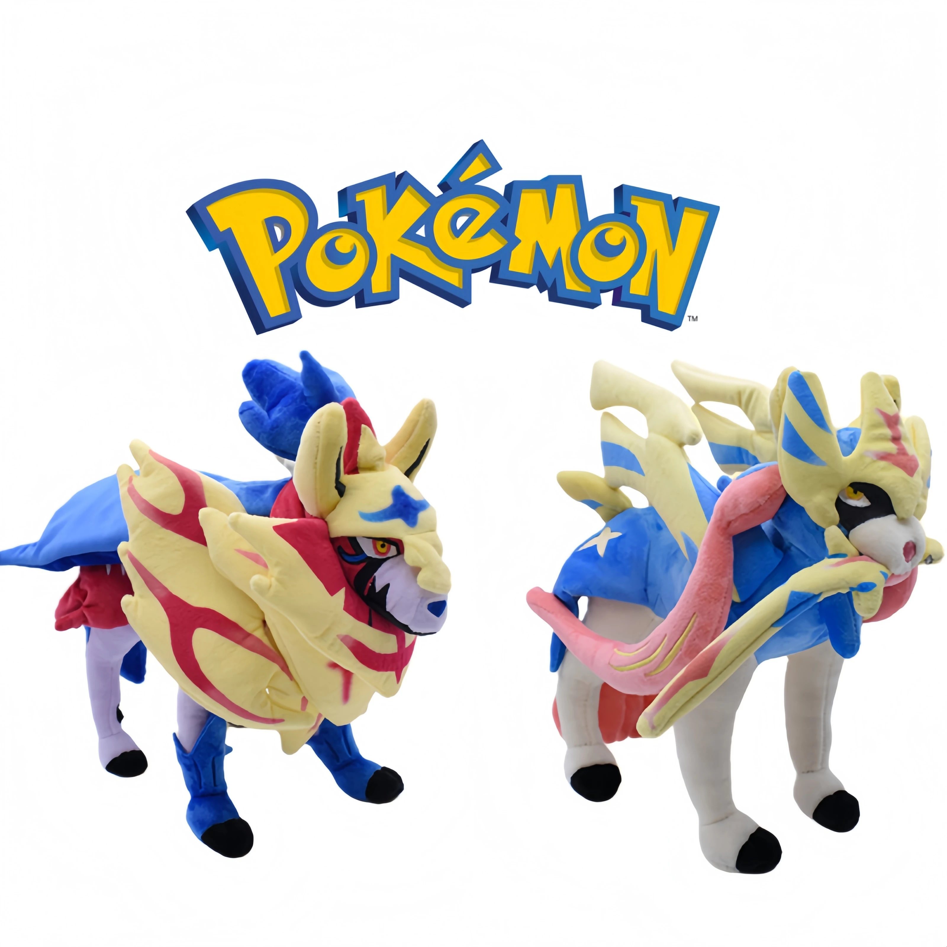 

Pokemon Plush Zamazenta Zacian Cute Animal Stuffed Toy Dolls Christmas Gift Soft Stuffed Pocket Monster Toys