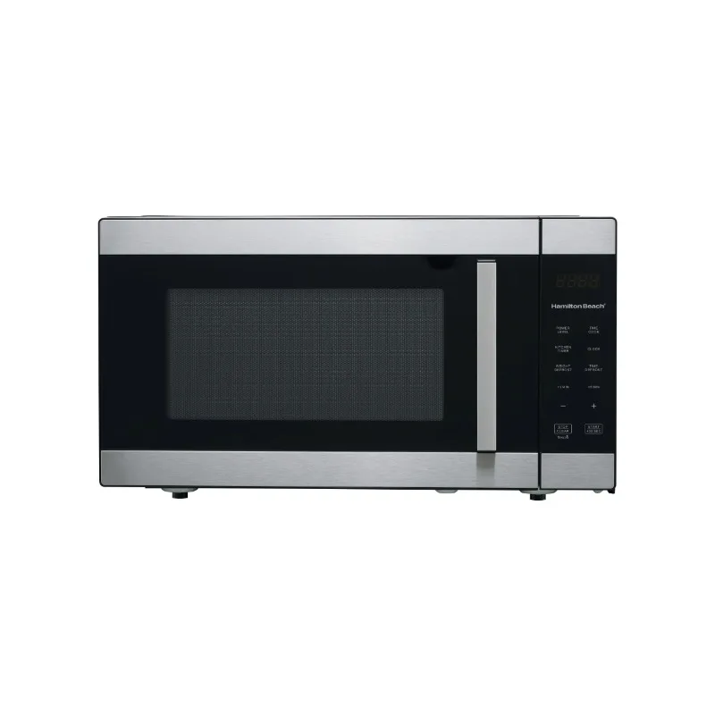 

Hamilton Beach 1.6 Cu ft Sensor Cook Countertop Microwave Oven in Stainless Steel, New