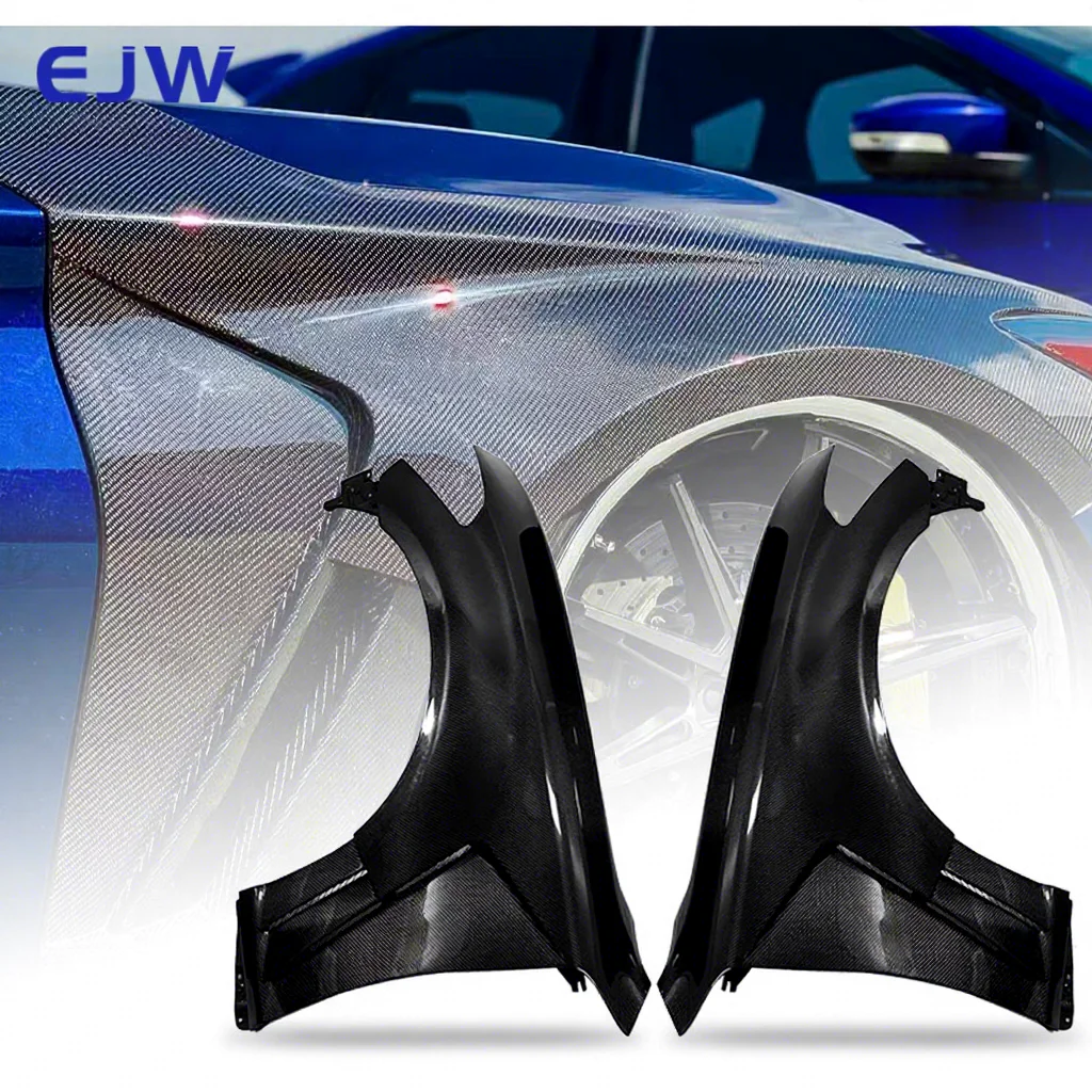 

Carbon Fiber Black Fenders For 2011-2019 Infiniti Q70 Retrofit Mudguards With 100% Fitment