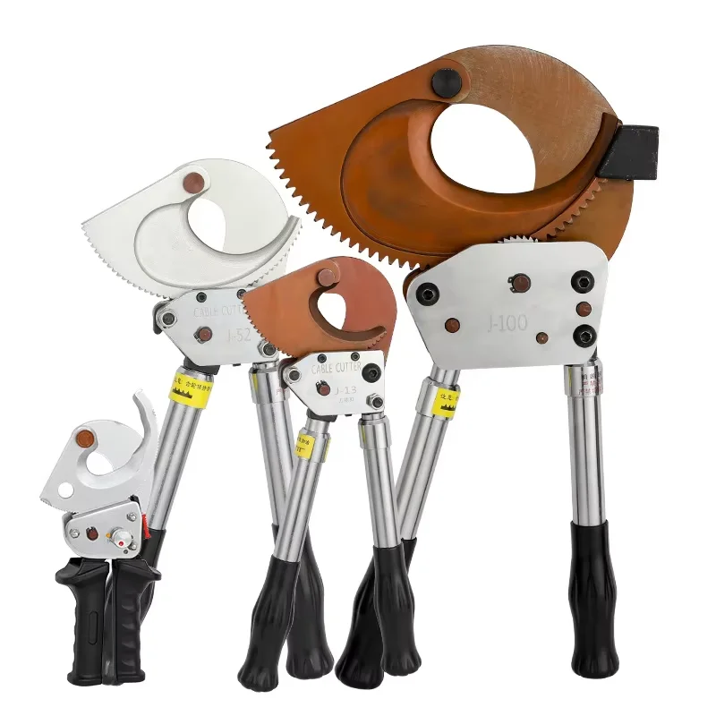 

J13 J25 J30 J130 J160 Hydraulic Electric Cable Cutter Copper Cable Manufacturing Equipment With Ratchet Cable Cutter