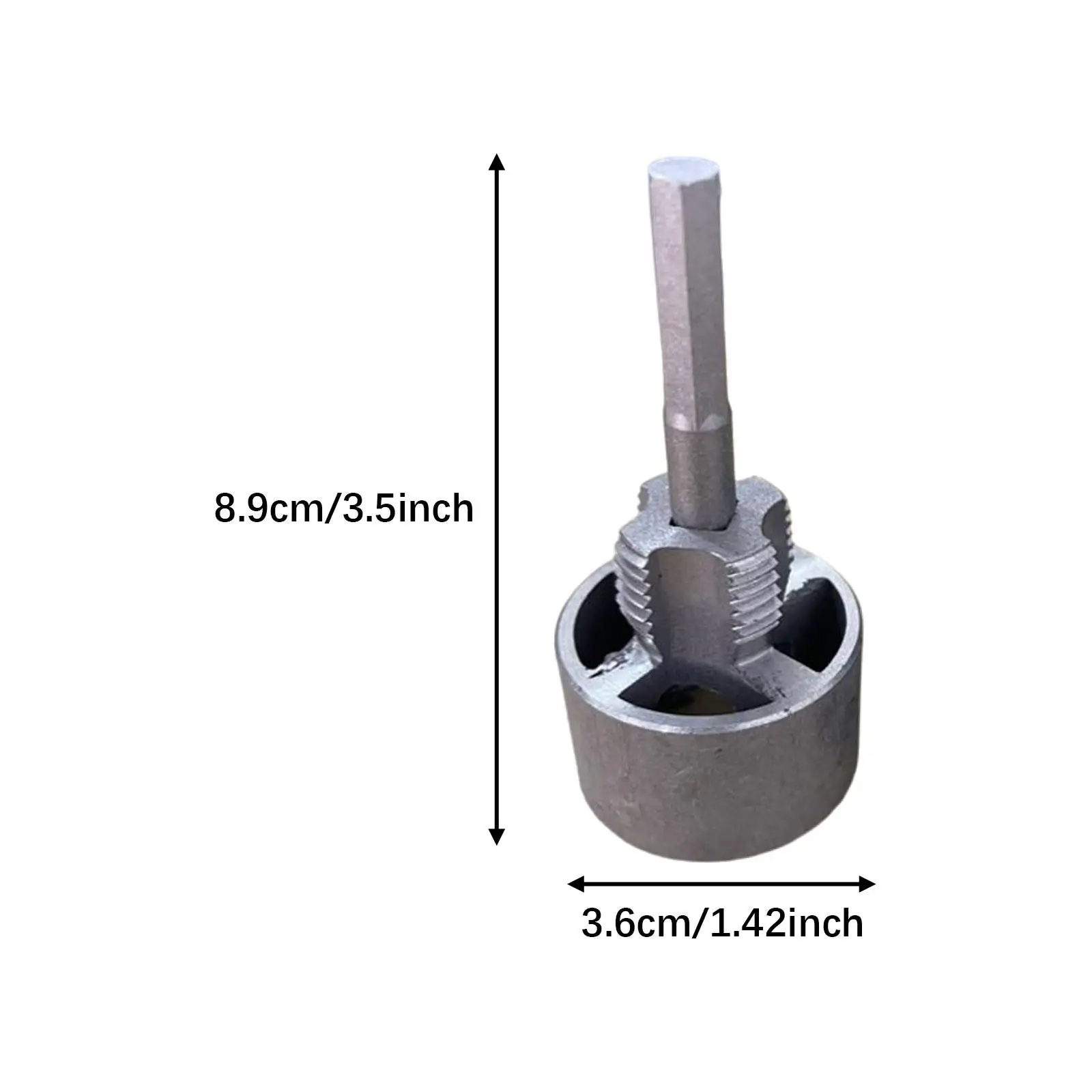 Pipe Threader for Electric Drill Professional Plumbing Tools Internal & External Pipe Threading Tool Thread Maker for Building