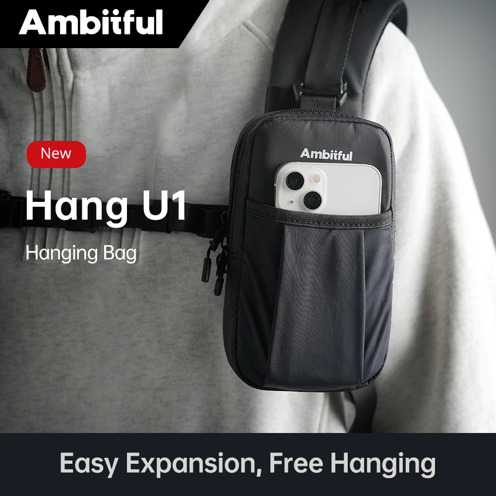 Hang U1 Mobile Phone Case Backpack Attachment Photography Studio Tool Bag Utility Gadget Organizer Pack Purse