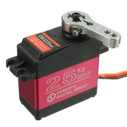 DSSERVO DS3225 25KG 180° 270° Degree Metal Gear High Torque Waterproof Digital Servo For RC Airplane Robot Car