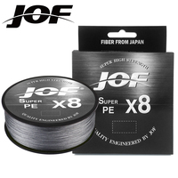 JOF Multifilament Fishing Line 8 Strands 500M 300M 150M Carp Fishing Goods 15-100LB PE Braided Line Sea Fishing Accessories 8X