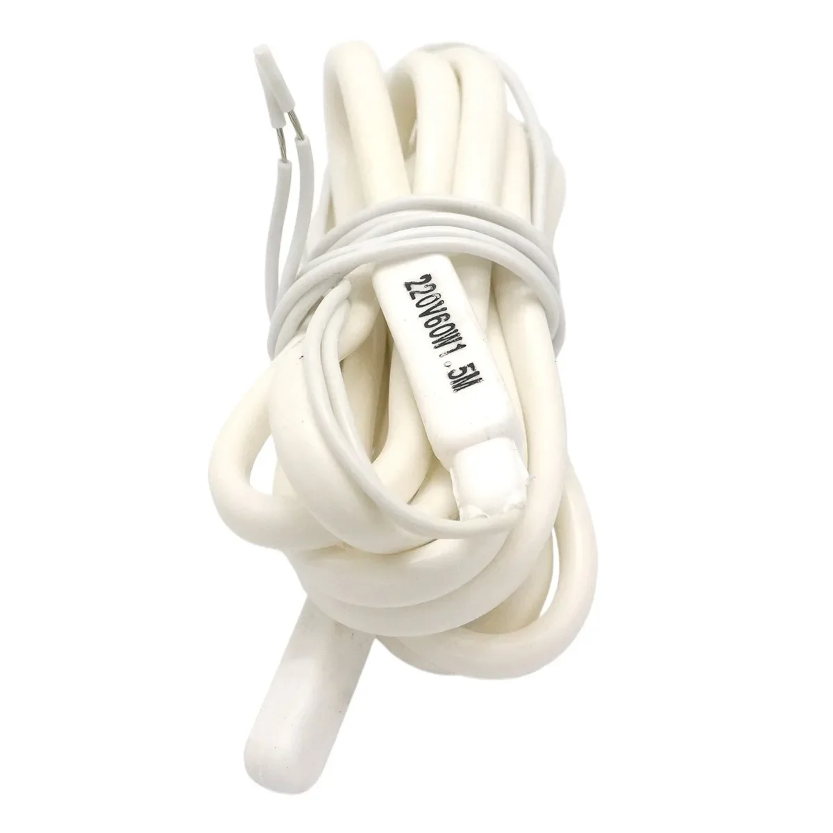 1.5 Meter 220-230V 70 Celsius Waterproof Silicone Insulated Heater Wire Unfreezer for Drain-pipe Electrical Wires