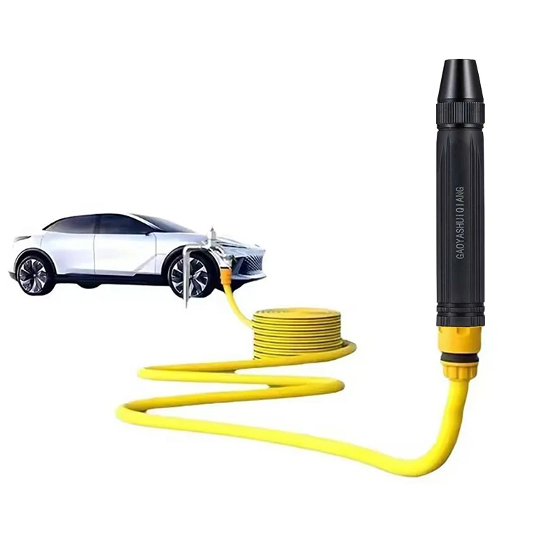 High Pressure Washing Water Gun Adjustable Nipple Type Portable Direct Spray Car Wash Nozzle Home Garden Shower Water Gun Tools