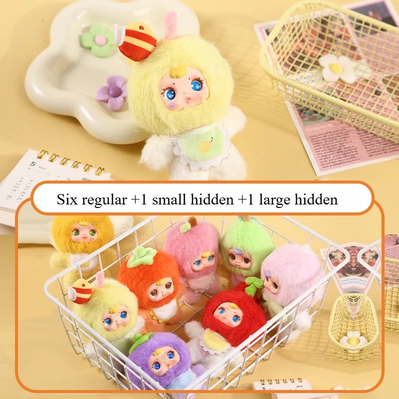 

Новая мультяшная слепая коробка MM, красочная фруктовая плюшевая слепая коробка с фруктами, забавное милое украшение для рабочего стола