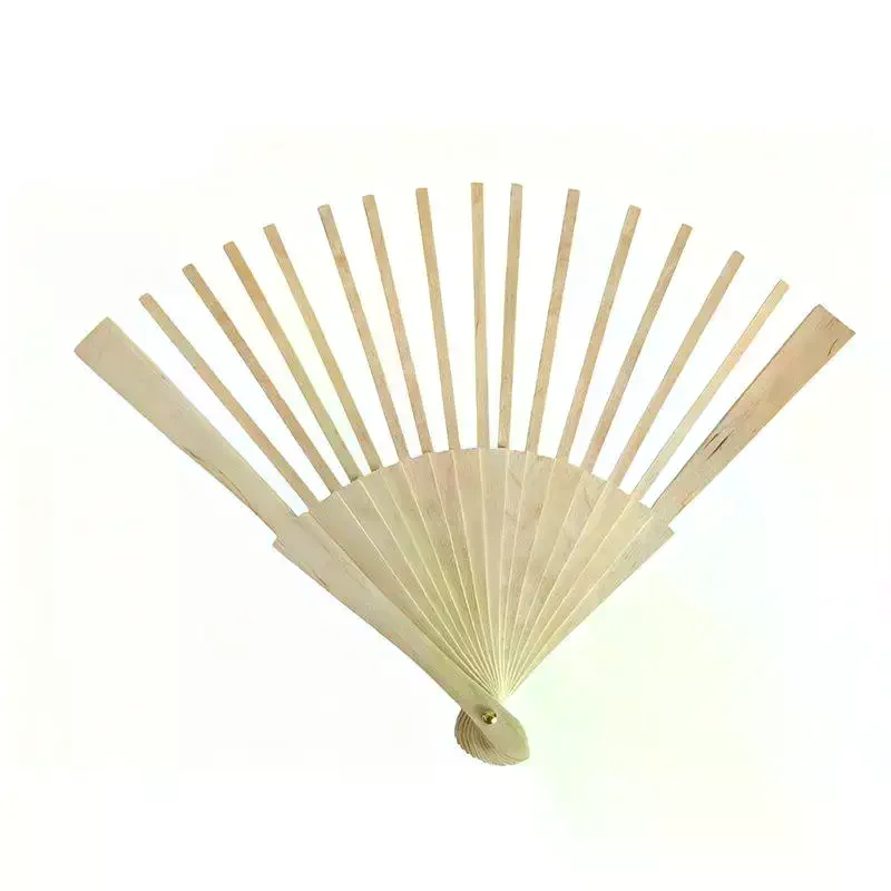 DIY Hand Fan Frame Unfinished Japanese Bamboo Folding Fan Craft Kit For Home Decor Party Wedding
