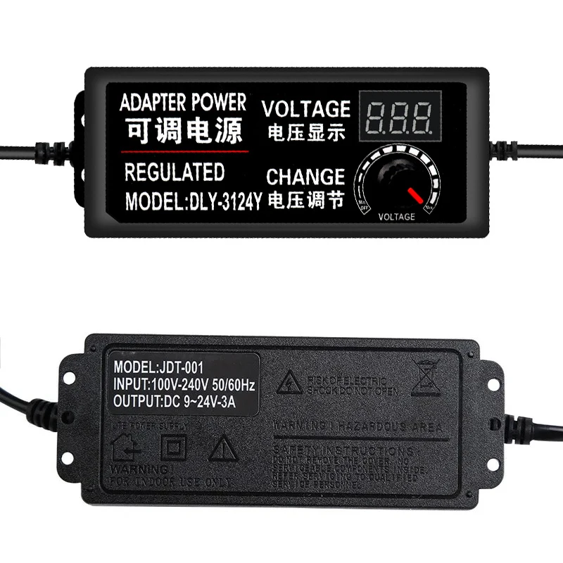 Transformador ac 220v 110v para dc 3v 9v 12v 24v transformadores ajustáveis 1a 2a 3a 5a 10a ac 220 110 v para dc 3 9 12 24 v transformadores