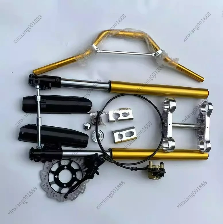 For Apollo 710MM Inverted Front Shock Steering Damper Clamp Front Brake Off-road Motorcycle Modification Kit