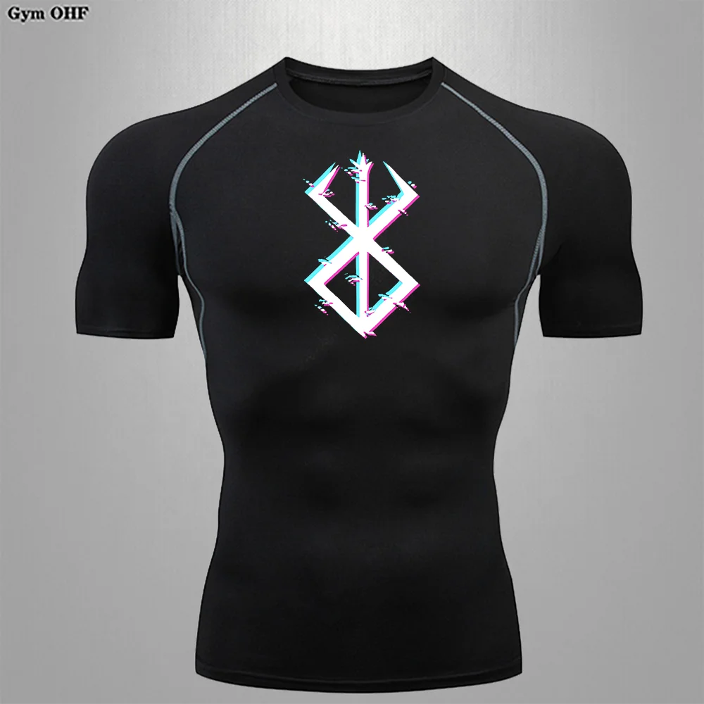 

Gym shirt T-shirt for men, summer sportswear, running T-shirt, elastic quick drying sports top T-shirt, sports gym sportswear