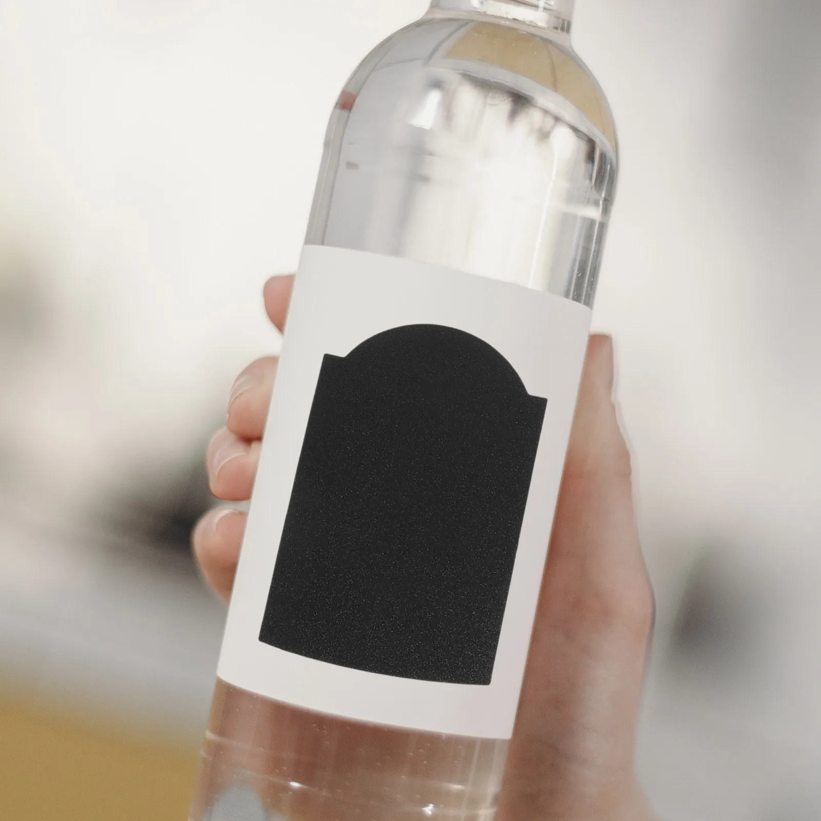 

20 Sheets PVC Self-Adhesive Chalkboard Labels Blank Dry Erase Sticker for Jars Bottles Containers Home Office Storage Seasoning