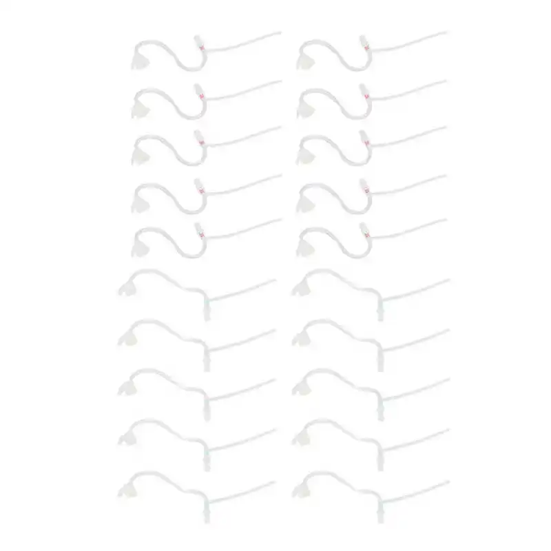 10PCS Hearing Device Sound Tube Magnify Sound Compact Plastic Replacement Slim Sound Tubes Ear Care Tool