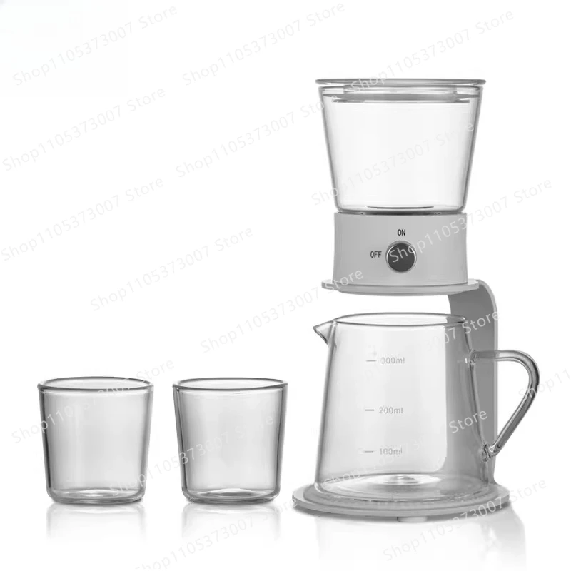 teapot lazy tea set automatic tea brewing artifact tea separation glass teapot