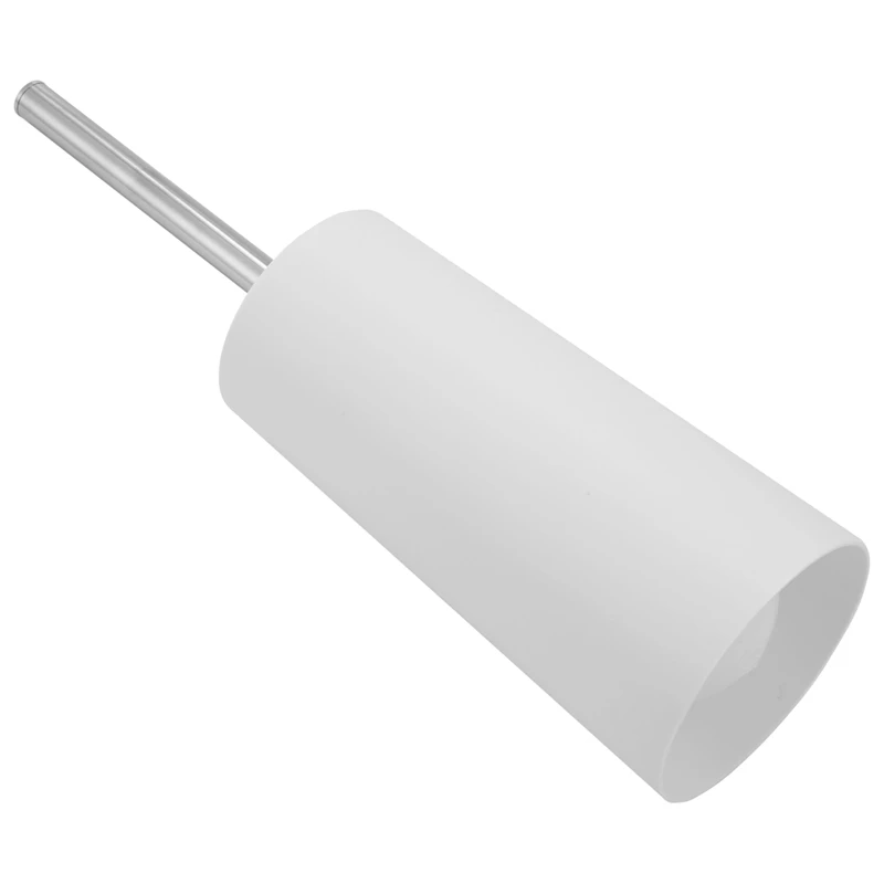 TKOH-escobilla y soporte para inodoro, diseño moderno mejorado, cerdas duraderas sin cobertizo y mango largo y resistente, cepillo para inodoro