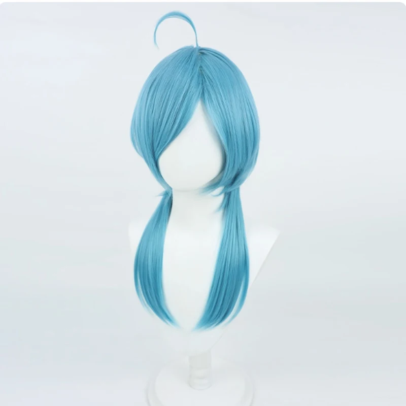 Kanata Shinkai Cosplay Wigs The Ensemble Stars Cosplay Cyan Hair Wigs for Game Comic Con Coser Party Heat Resistant Synthetic