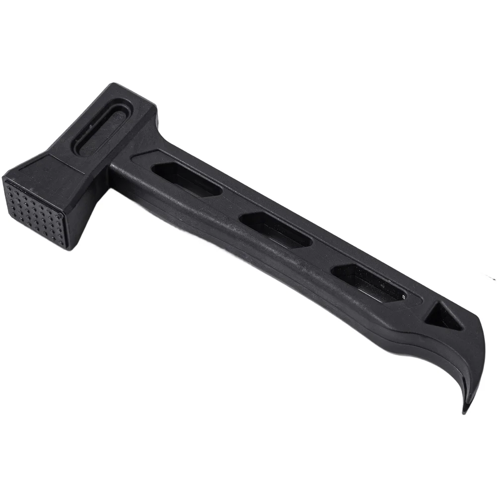 148g Camping Tent Peg Hammer Lightweight PE Plastic Stake Mallet with Ergonomic Handle and Tail Hook for Easy Setup