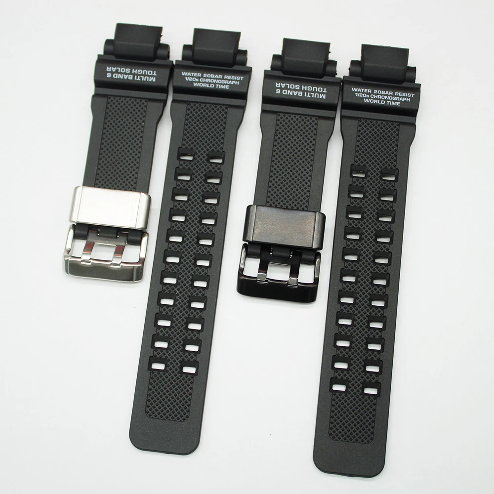 Watchband For GW-4000 GA-1000 GW-A1000 GW-A1100 Strap Wrist Premium PU Watch band Steel ring without logo accessories Comes with