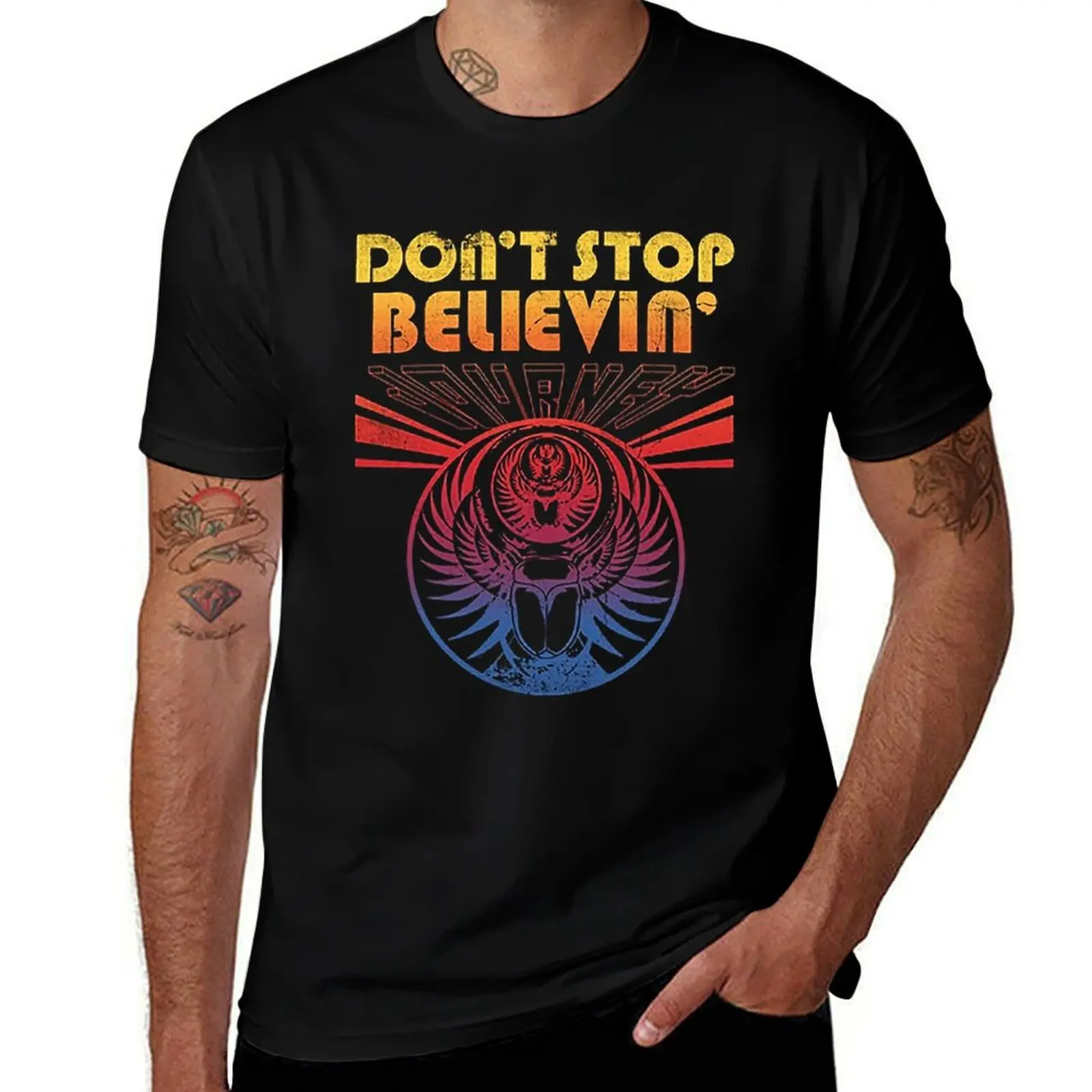 Don't Stop Believing T-Shirt Thanksgiving Casual Tee T-Shirt