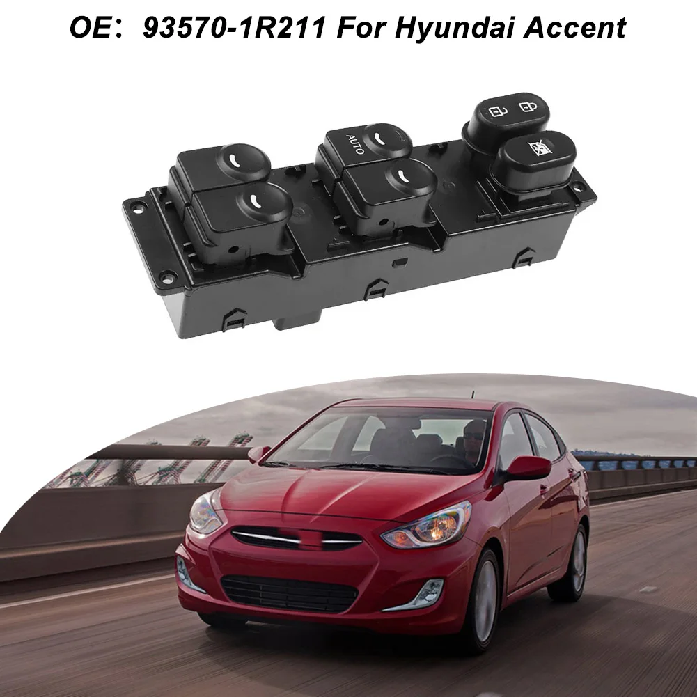 

For Window Switch Power ABS Material Easy To Use No Deformation Quick Installation Car Replacement Part OEM Number