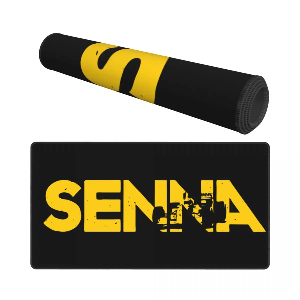 Ayrton Senna Car Racing PC Desk Mat Mousepad Large Gaming Non-Slip Rubber Gamer Mouse pad