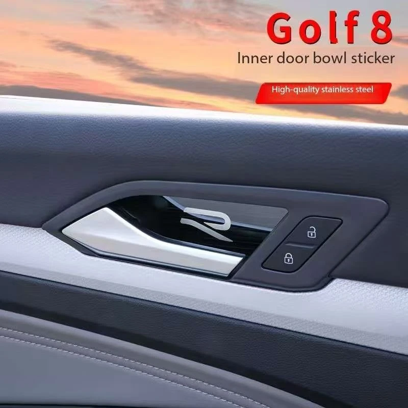 

Suitable for Volkswagen's 8th generation Golf 8 interior door bowl stickers, 21 models of rline interior modification sequins