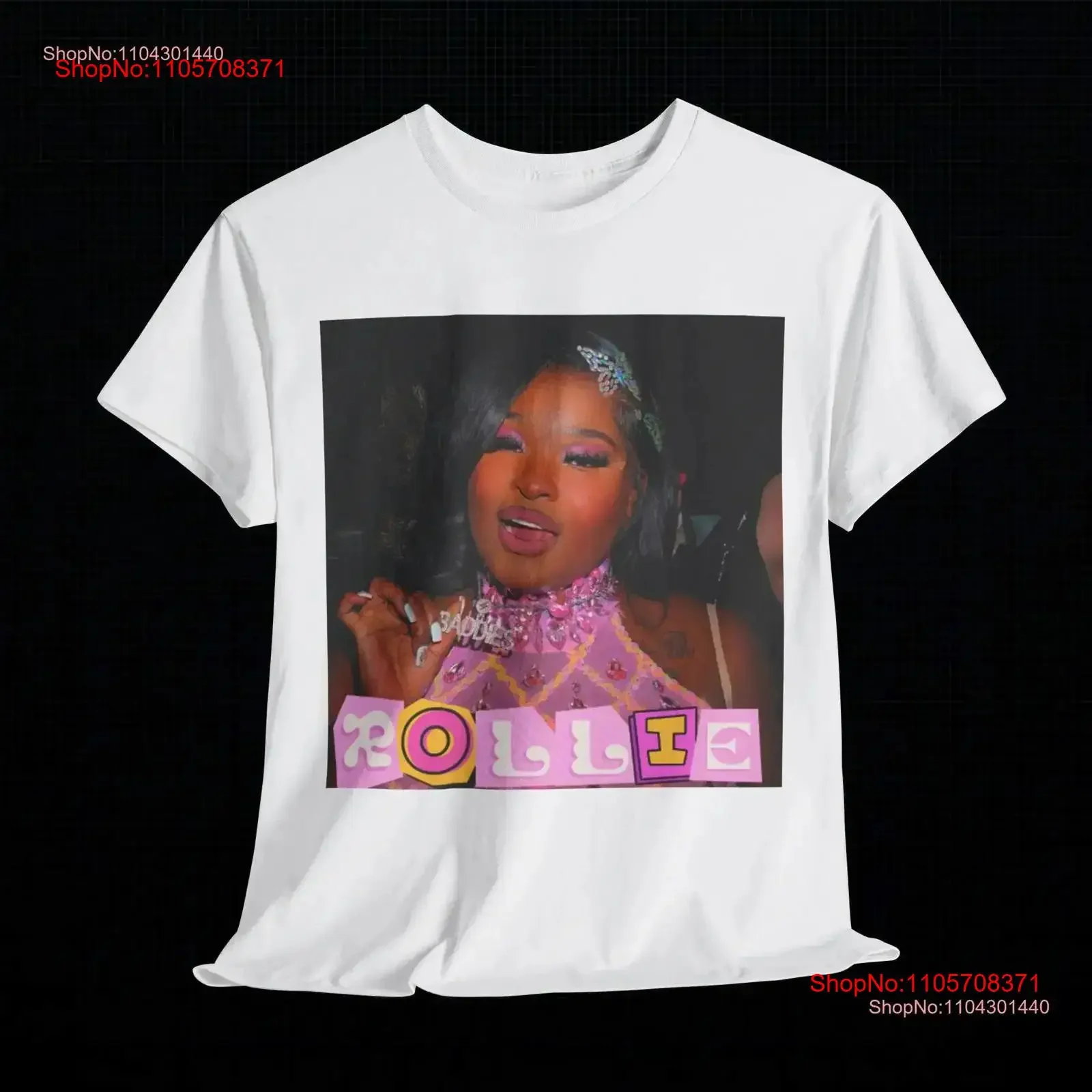 Rollie Pollie Baddies Heavy Cotton T Shirt vintage Washed Unisex Stretched designer clothes Soft Stylish Top For Everyday Wear