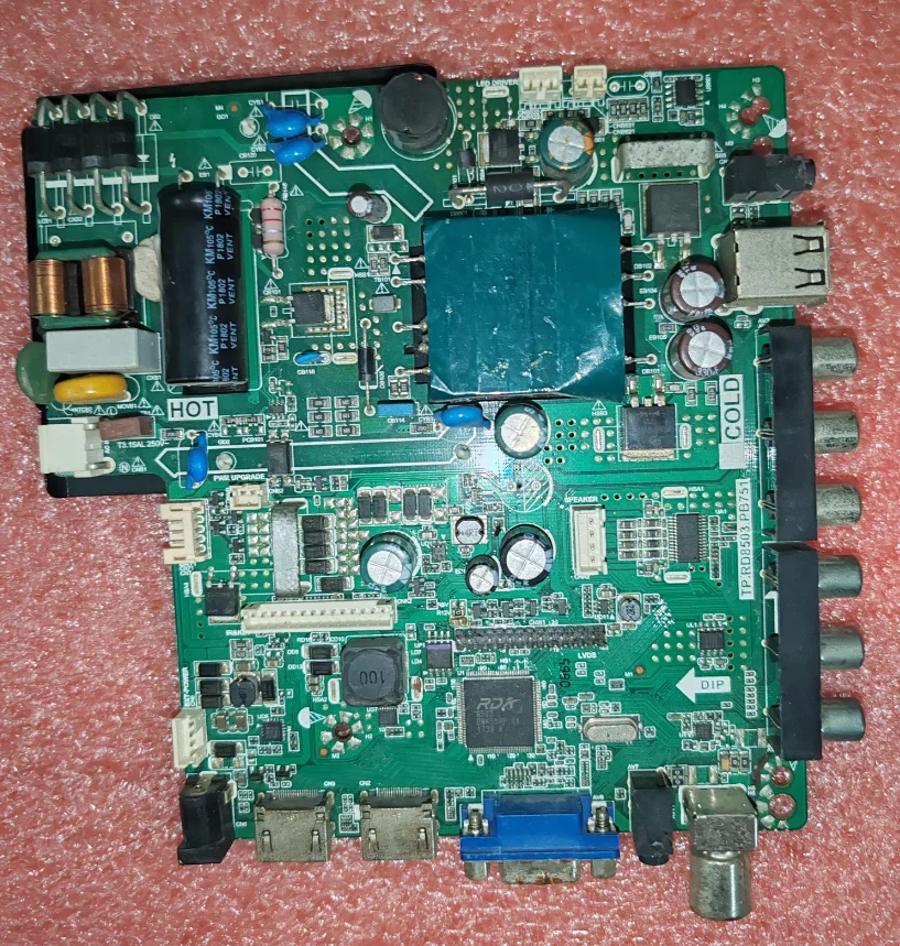 

TP.RD8503.PB751 LED TV three in one TV motherboard, physical photo, tested for 600MA 75W