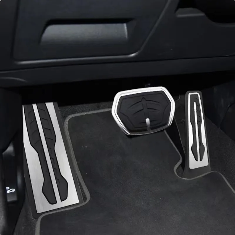 Car Pedal Cover for BMW X1 X2 F48 F39 F45 F46 F40 1 2 Series MPV 220i LHD Gas Accelerator Brake Pedals Foot Pads Accessories