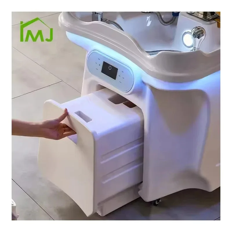 Portable Mobile Shampoo Basin for Hair Washing with Water Head for Storing Hairdressing Table. The last one