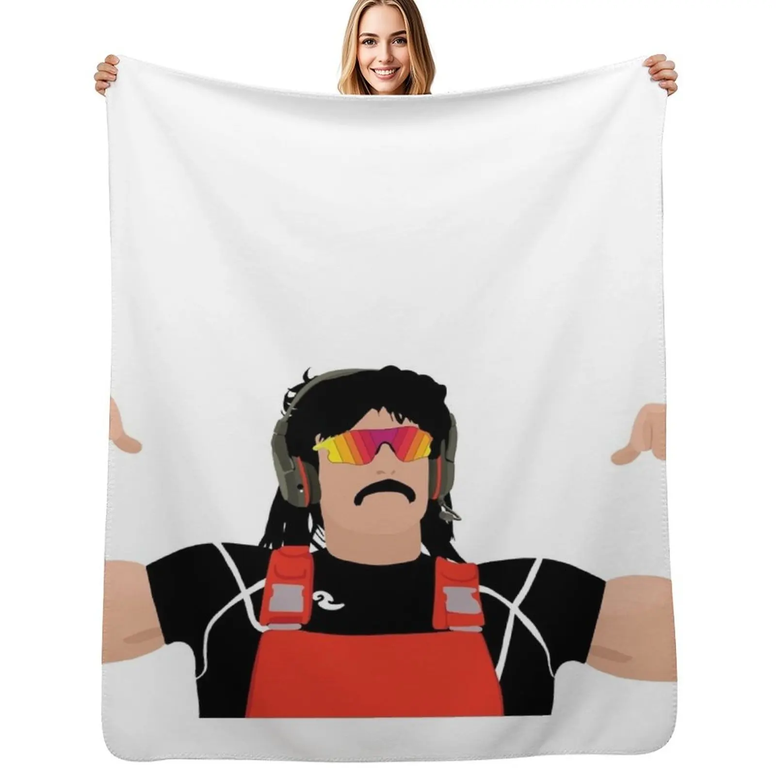 

Dr. Disrespect Throw Blanket Tourist Travel Blankets For Baby Blankets Sofas Of Decoration Blankets