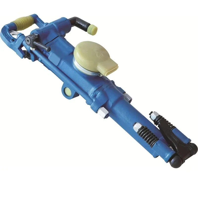 Pneumatic portable drilling rig, rotary drilling rig