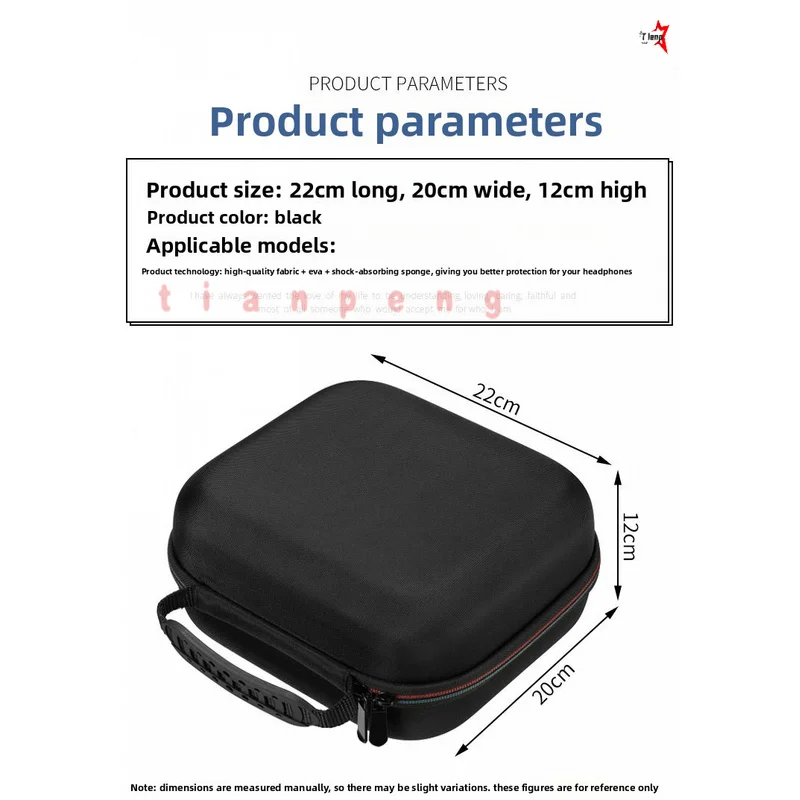 WYORESY for Bose QC Ultra2 Over‑Ear Headphone Hard EVA Case Shock‑Proof Anti‑Scratch Portable Travel Protective Storage Box view 5