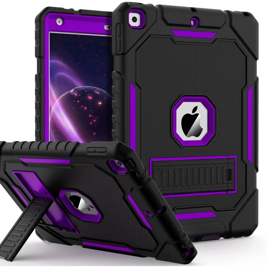 

Чехол для iPad 9-го 8-го 7-го поколения 2021 2020 2019 10,2-дюймовый сверхпрочный противоударный прочный защитный чехол в стиле милитари 10,2