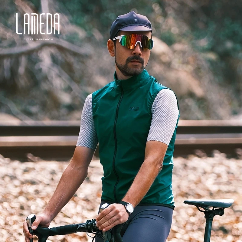 Lameda Cycling Vest For Men Spring Autumn Cycling Clothes For Men Fast Drying Windproof Vest Riding Clothes