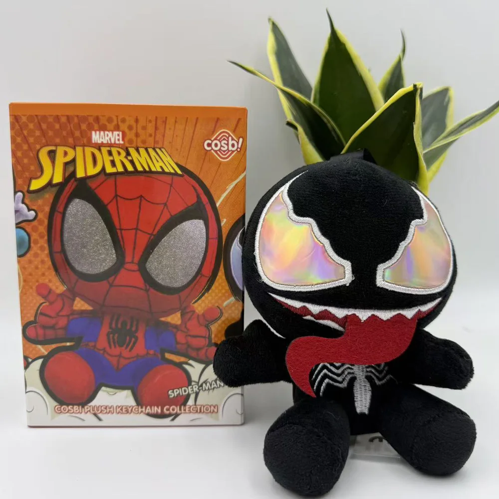 

*Marvel Spider-Man COSBI Blind Box Bag Pendant Trendy Toys Cute Anime Figures Desktop Ornaments Mysterious Box Boy Gifts.