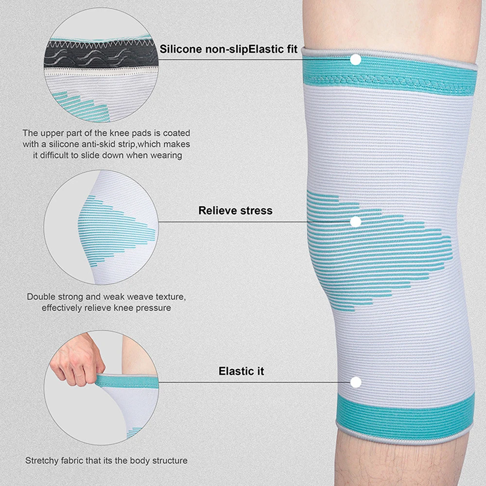 1 paar kniecompressiebescherme - Running Gear Knee recensie en prijs