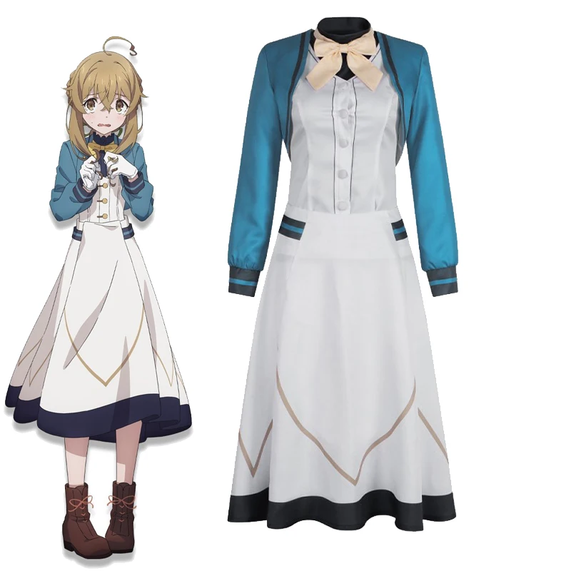 

Halloween Monica Cosplay Costume Secrets Of The Silent Witch Monica Everhart Uniform Short Skirt Set Carnival Anime Clothing