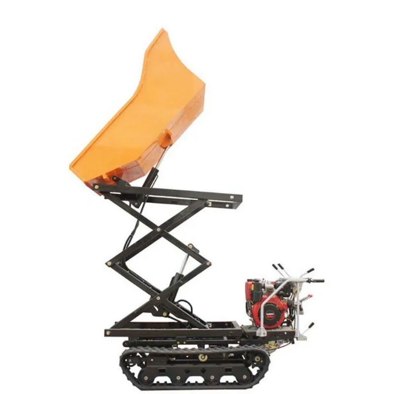 Lift construction site sand truck orchard porter hydraulic tipping bucket