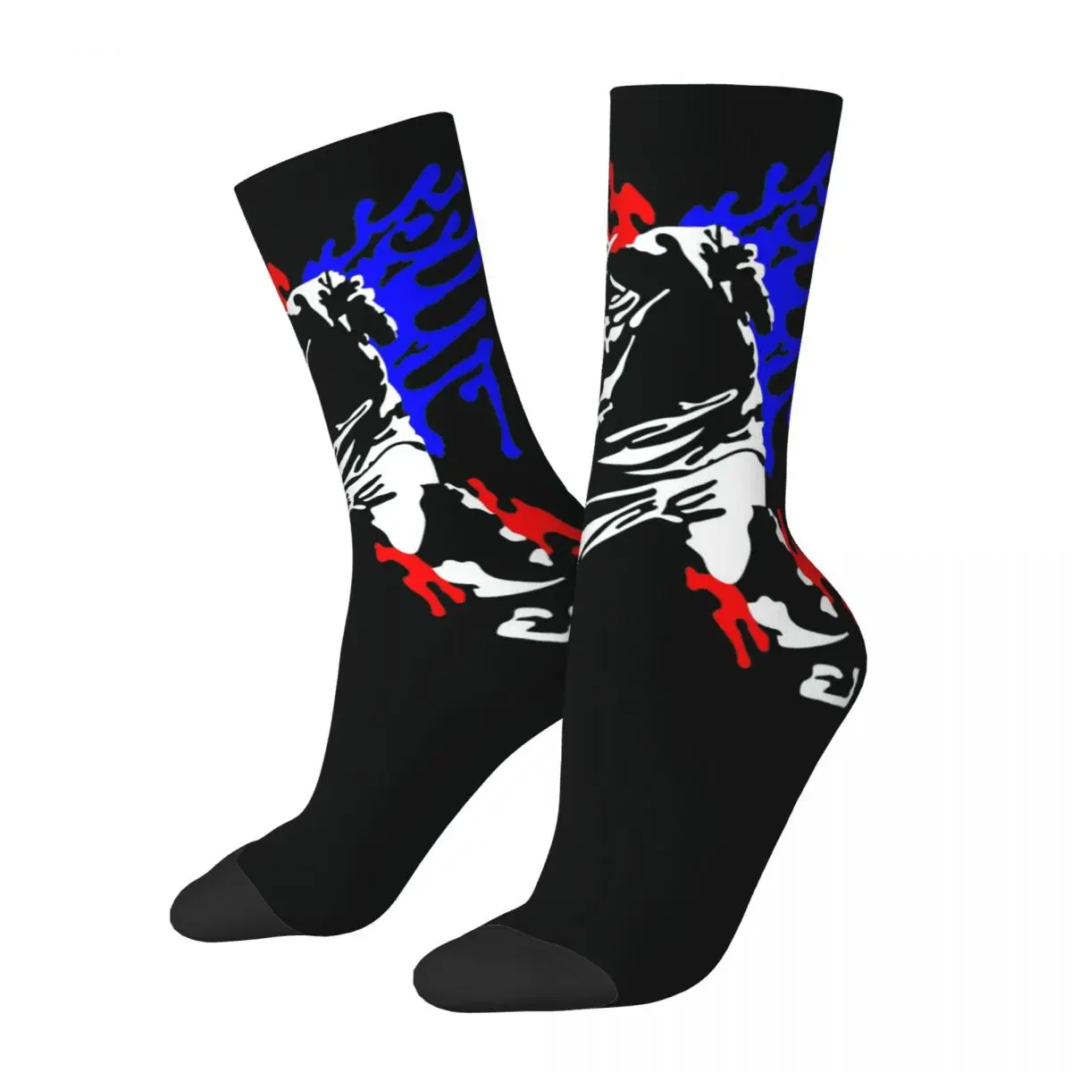 

Hip Hop Retro Dancer Crazy Men's Compression Sock Unisex Hip Pop Young Street Culture Fashion Breaking Pattern Printed Crew Sock