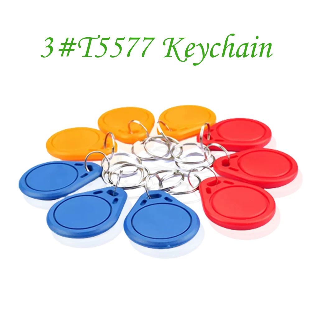 10/20pcs RFID T5577 Rewritable Smart Key 125Khz Clone Changeable Copier Token EM4305 Tag Card Badge Proximity Ring ID Card