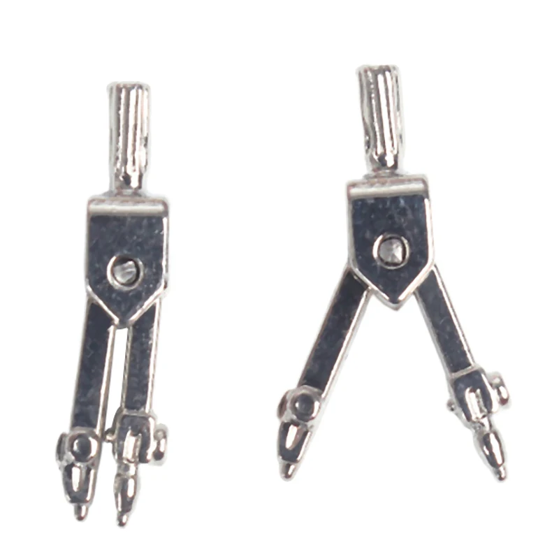 Miniaturowe artykuły papiernicze do domku dla lalek w skali 1:12, mini symulowany metalowy kompas, model DIY, ozdoby papiernicze do akcesoriów dla lalek, zabawka.