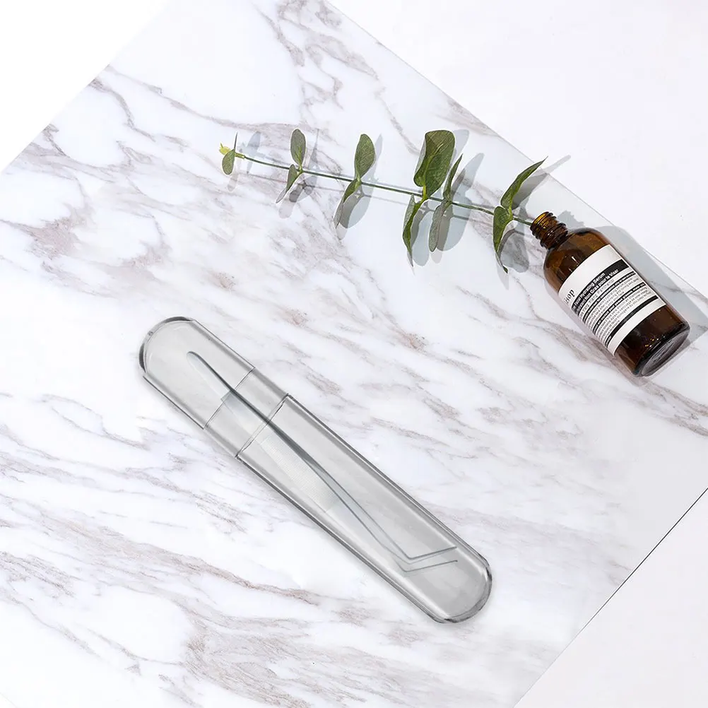 2 個ピンセットボックスまつげホルダー円形ケースオーガナイザー収納容器ポータブルトラベルケースエクステンションラッシュツール