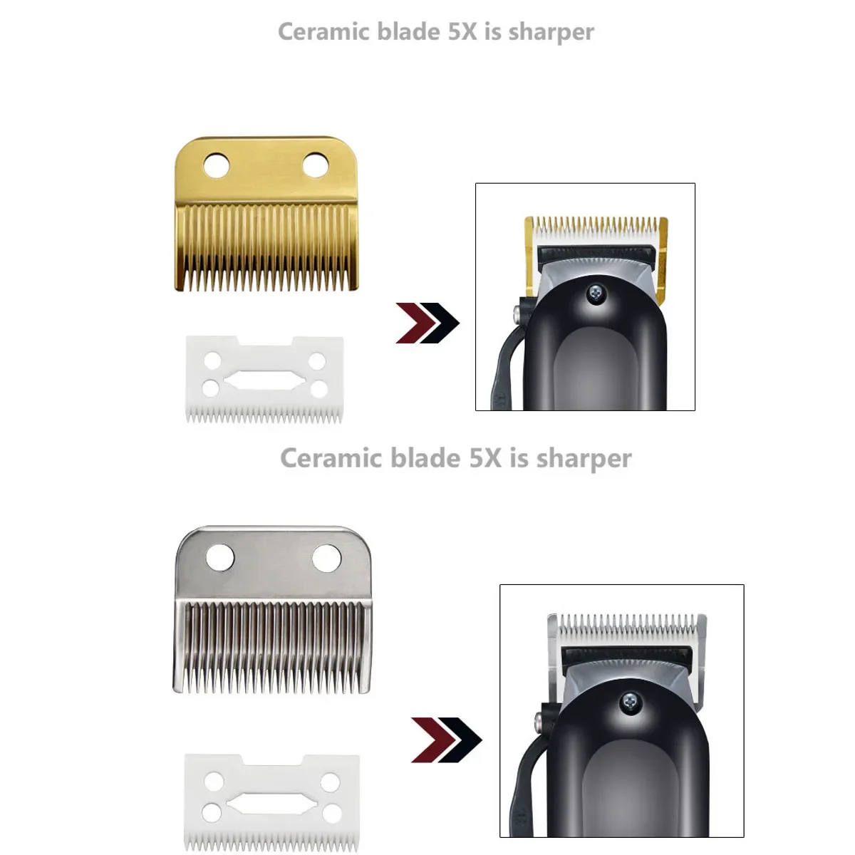 Сменная головка резака для лезвий для WAHL 8504, машинка для стрижки волос, триммер, бритва для стрижки волос, машинка для стрижки волос, набор аксессуаров для салона, металлический инструмент