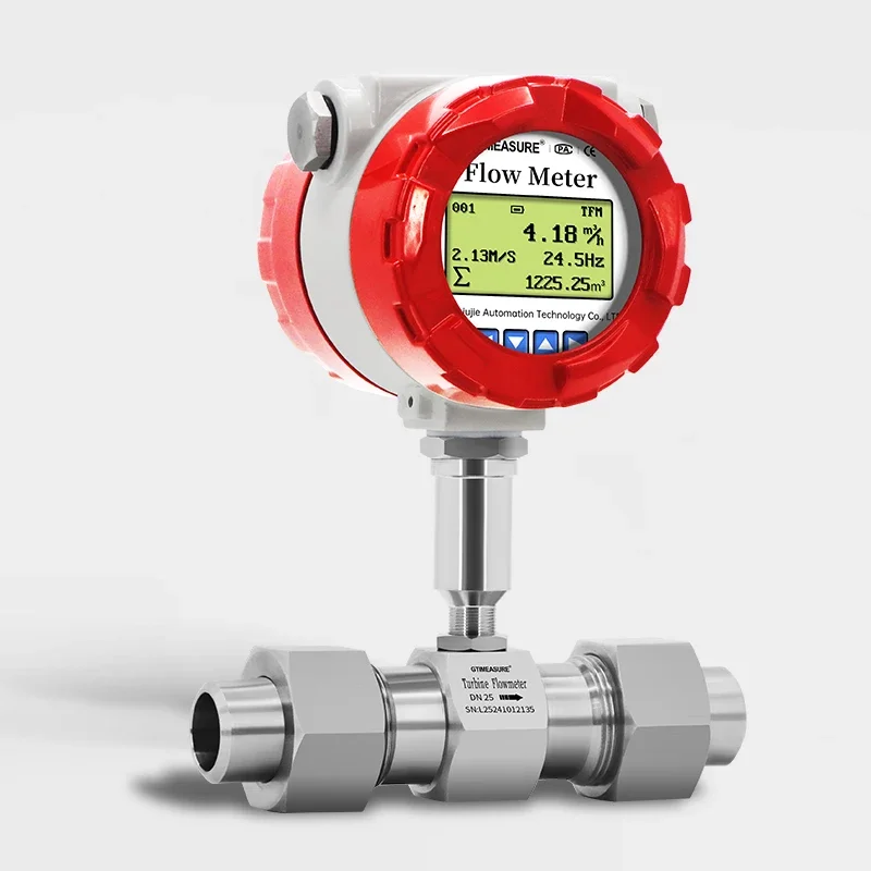 

2026 Stainless Steel High Pressure Turbine Flowmeter Equipped with a Bright Digital Display for Batching and Blending Operations