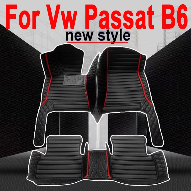 Custom Car Floor Mats for Volkswagen Vw Passat B6 2005-2011 Year Eco-friendly Leather Car Accessories Interior Details