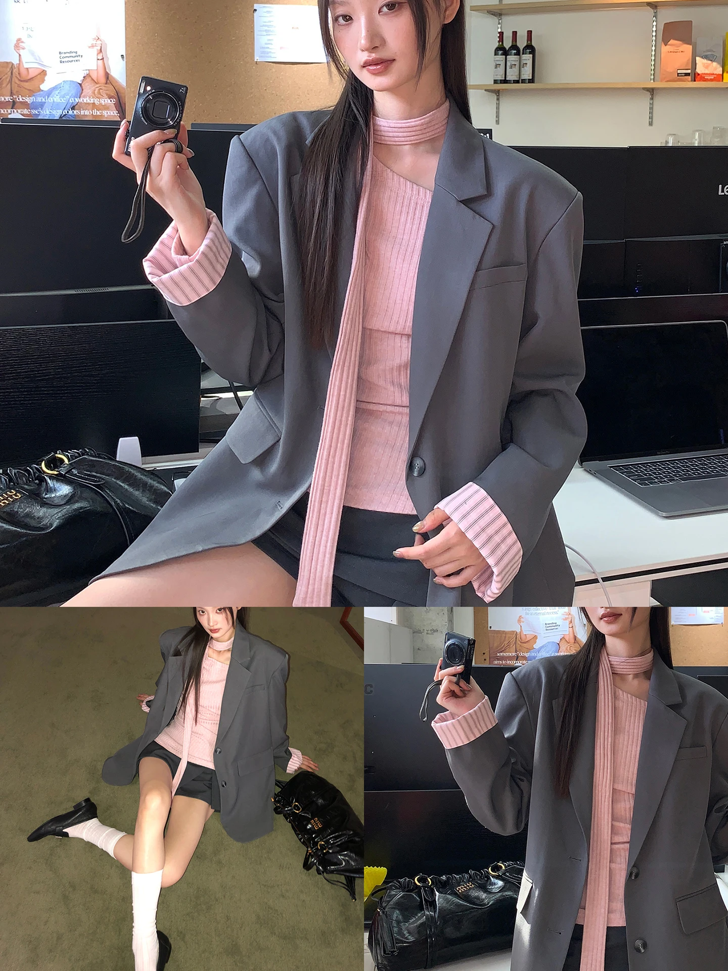 

ay Casual Women's Suit Jaet 2026 New Spring Faion Unique Ele High-End Western Sle Commute Friendly Regular Fit